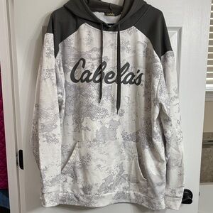 Cabela's Black and White Men's Hoodie